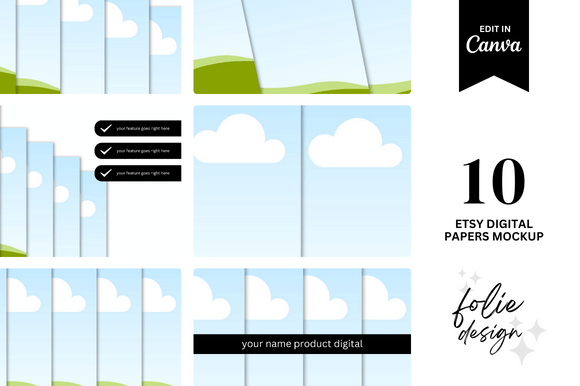 Download 10 Etsy Digital Paper Mockup - Premium Resources