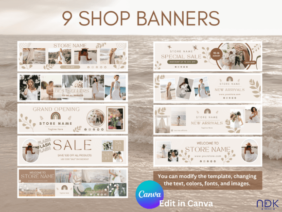 Download Etsy Shop Branding Kit in Canva - Premium Bundle