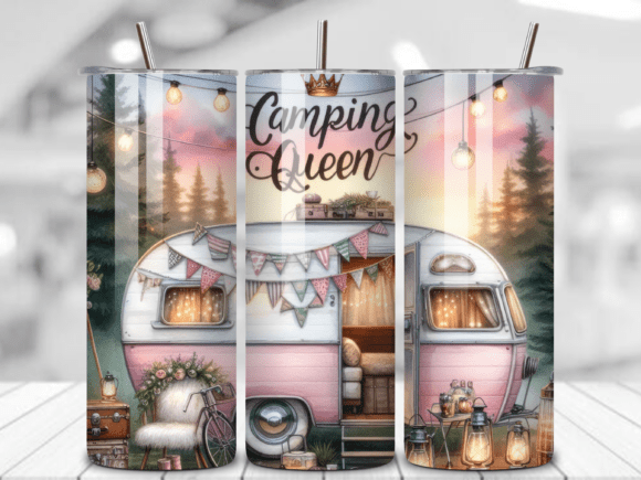 Download Camping Queen Tumbler Wrap Sublimation - Tumbler wrap sublimation Collection