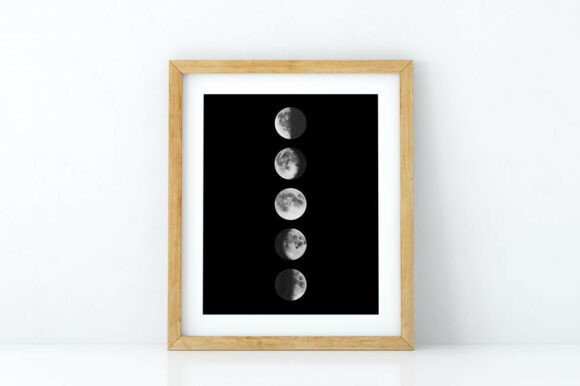 Download Moon Phases Wall Art - Moon phases wall art Collection