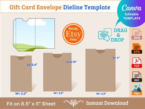 Download Gift Card Envelope Template - Premium Resources