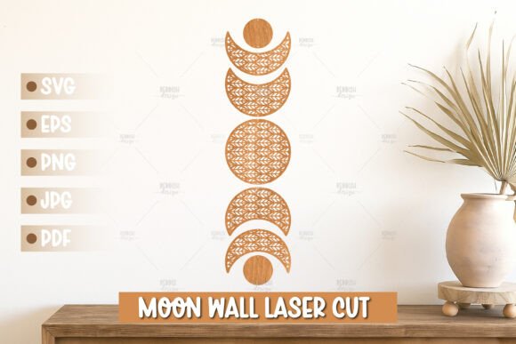 Download Moon Phases Wall Art SVG - Moon phases wall art Collection