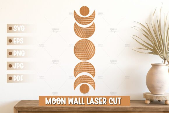 Download Moon Phases Wall Art SVG - Moon phases wall art Collection