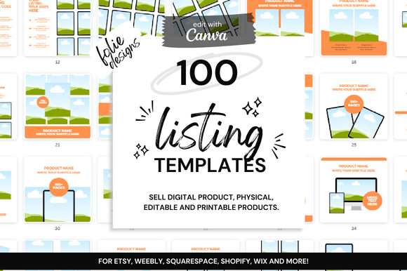 Download 100 Etsy Digital Shop Templates +Link - Premium Resources