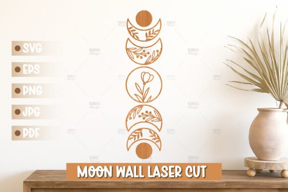 Download Moon Phases Wall Art SVG - Moon phases wall art Collection