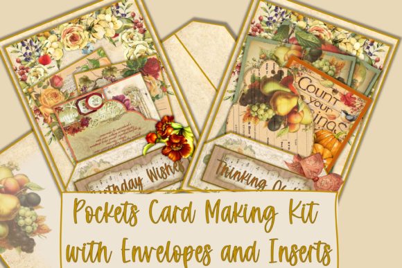 Download Autumn Fall Card Making Kit JPEG PDF - Pdf Collection
